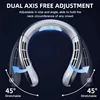 Xiaomi 8000mAh USB Hanging Neck Fan Portable Bladeless Mini Rechargeable Mute LED Digital Display Electric Fans Air Cooler New 3