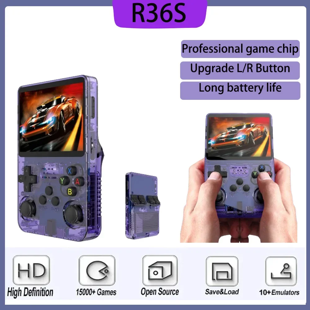 

Портативная игровая консоль в стиле ретро, 3,5 дюйма, IPS