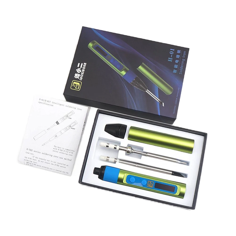 H-01 Soldering Iron 65W Adjustable Temperature PD3.0 Portable Compatible TS and