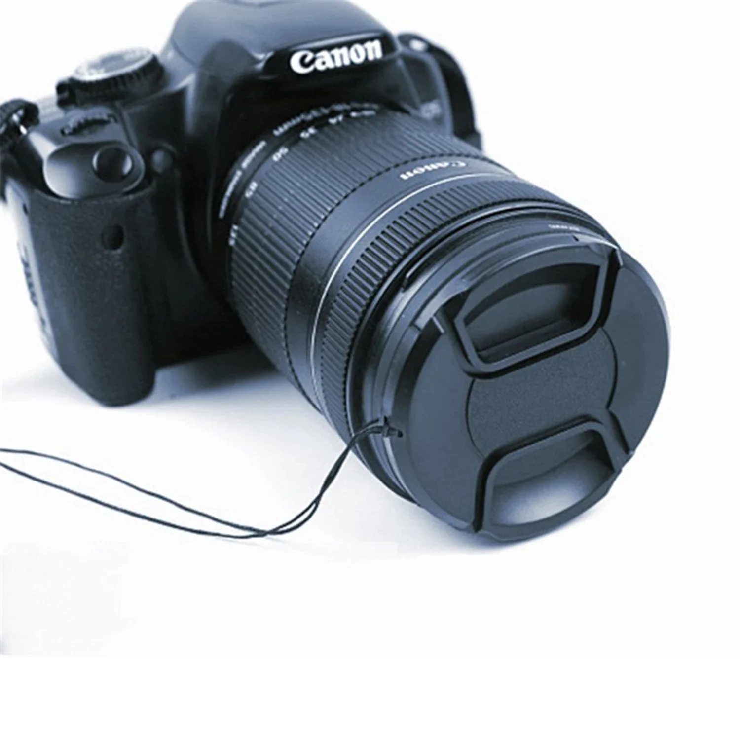 Universal Snap-On Center-Pinch Camera Lens Cap Cover