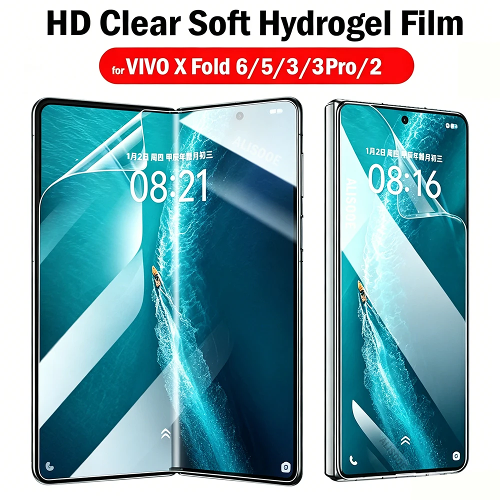 Premium Soft Hydrogel Full Cover Screen Protector - Clear Film
