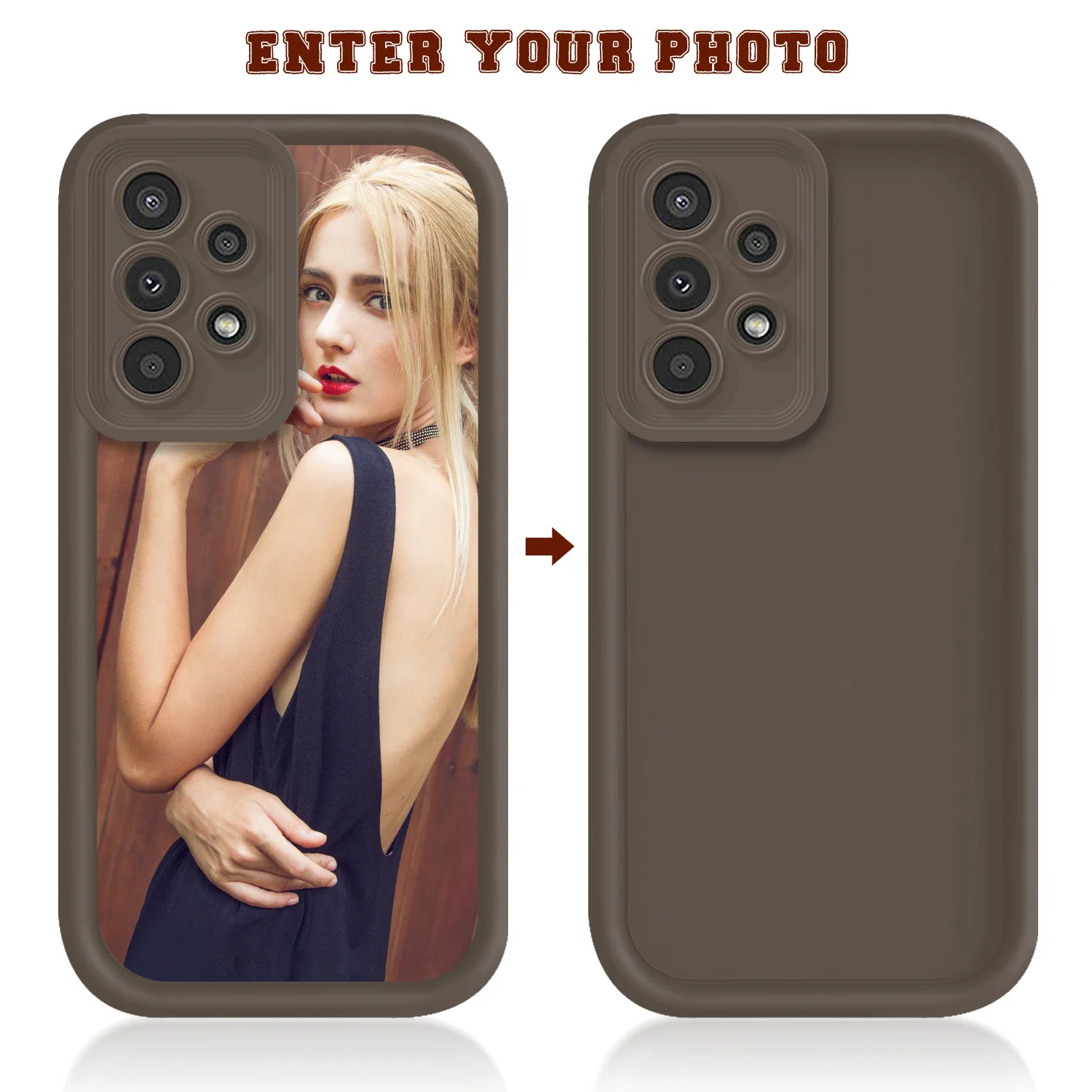 Custom DIY Selfie Photo Soft Phone Case