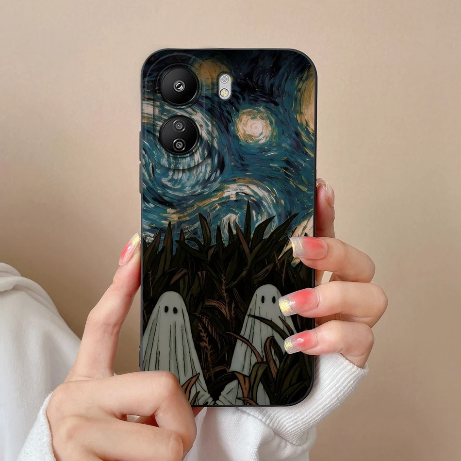 Floral Print Full Protection Soft Silicone Phone Case