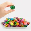 10/20PCS Elastic Ball Children's Indoor and Outdoor Fun Toys Elastic Ball Rubber Elastic Ball Jumping Ball Rubber Solid Ball 2