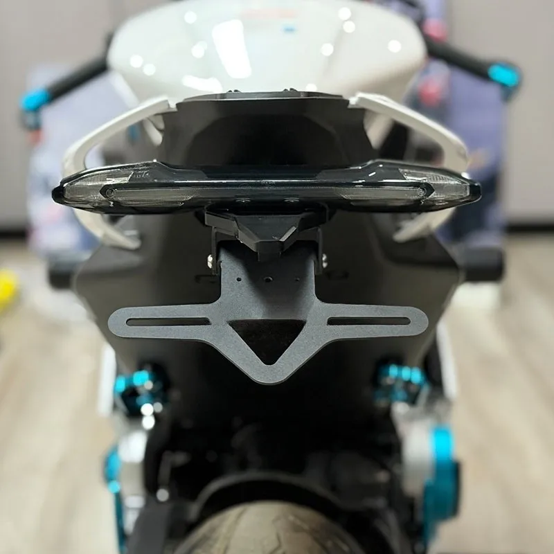 CFMOTO 675SR 675NK 675 SR 675SR R용 오토바이 번호판 홀더 리어 숏 테일 스톡 라이트 테일스톡 홀더 브래킷 키트