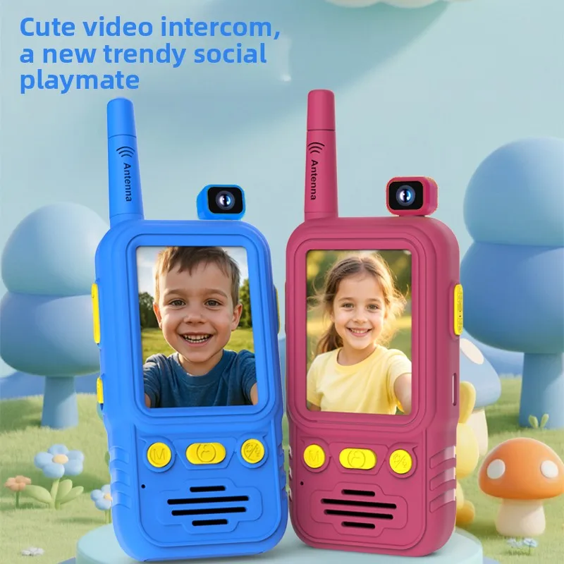 Rotate Camera Kids' Electronic Toys Walki Takie Walkkies Talkies for Children Walkie Talkie Novelty Toy Walkie-talkie Children's - 2