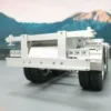 1/14 RC 3-axle Trailers Metal Frame Trailer for Remote Control Tractor Truck Dumper Tipper Car DIY Mode 40 Feet Container Toys 6