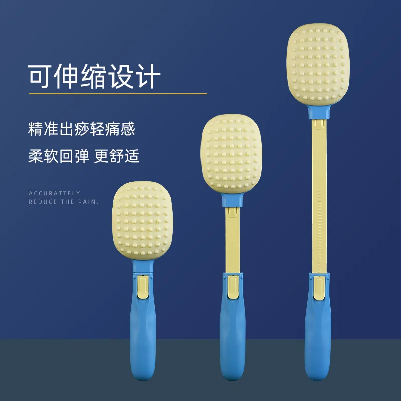 

Double-sided Tapping Massage Hammer Silicone Pat Health Care Massager for Neck and Back New Scraping Massage Tools Scalable