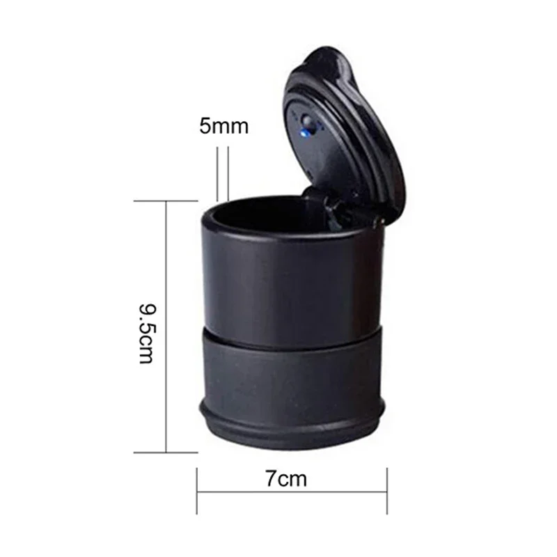 Universal Car Ashtray Led Light Cigar Cigarette Ash Tray Container Smoke Ash Cylinder Smoke Holder Cup car ashtray,portable ashtray