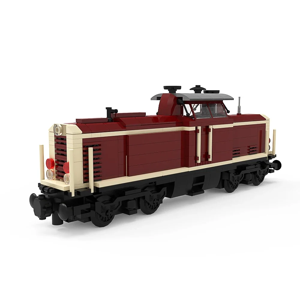Moc City High-Tech Electric V100 Tedesco Cargo Locomotiva Treno Pista Building Block Compatibile 10277 Giocattoli Per Bambini Mattoni Regali