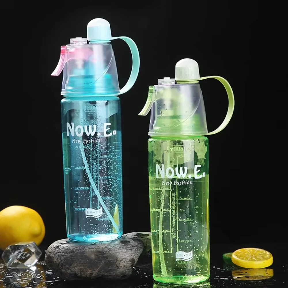 1/2/4 stücke 600 ml Sport Wasser Flasche Kann Spray Wasser Flasche Tragbare Auslaufsicher Für Reise Klettern Outdoor gym Sport Flaschen – Detail 7