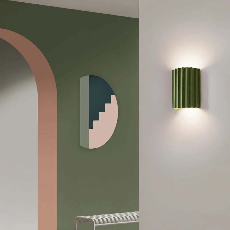 SANDYHA Nordic Modern Resin Wall Lights Led Home Decorative Living Room Corridor Stairs Bedroom Indoor Wand Lamparas Fixtures