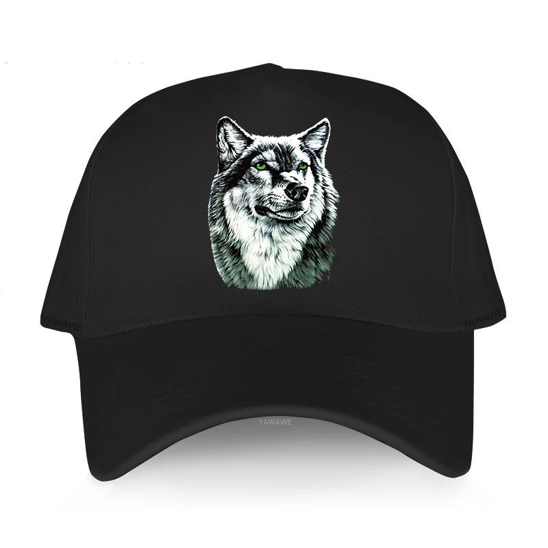 Men Animal 3D Print Wolf Baseball Caps Hip-Hop Trucker Unisex Outdoor Sport Sunhat Women Breathable Snapback Adjust Hat black designer baseball cap