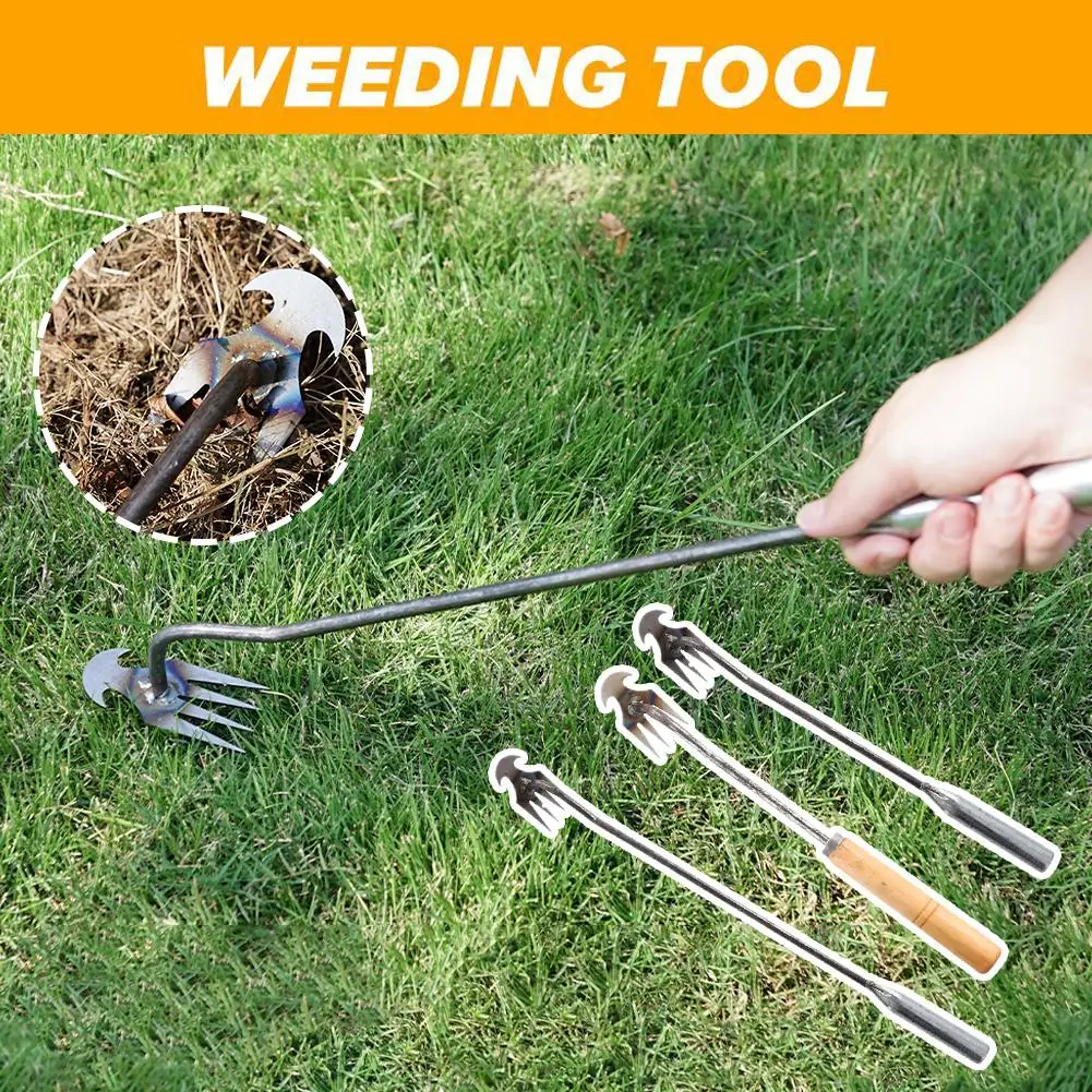 Weeding Tool Portable Garden Weeder Hand Tool Gardening Hoes For Plowing Gardening Digging Planting Supply 5