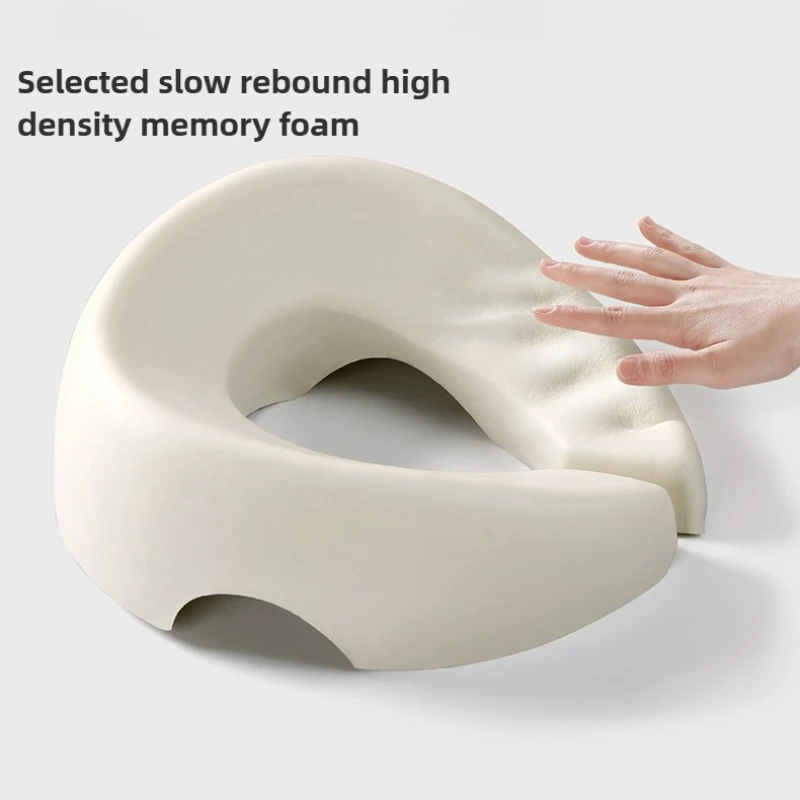 Ergonomics Lying Down Pillow Memory Foam Breathable Head Rest Support Pillow Body Massage Face Rest Pillow for Beauty Salon