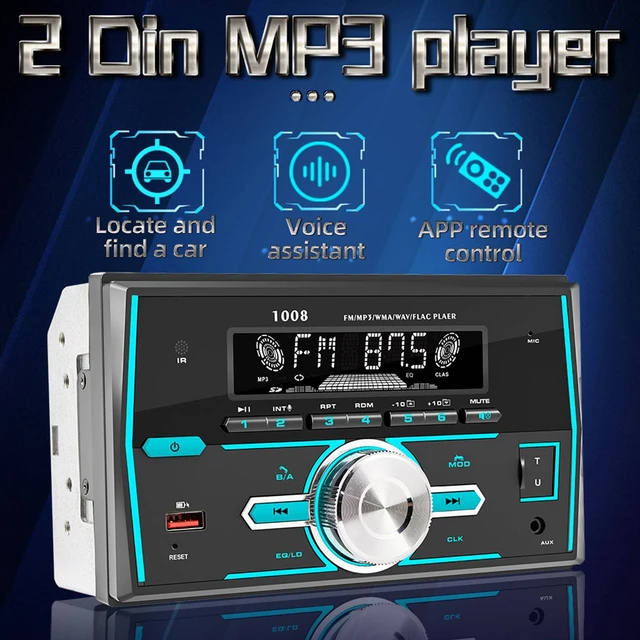 2 Din Car Radios Car Stereo Bluetooth Automobiles MP3 Player Fit for Toyota  KIA Ford VW Skoda - AliExpress