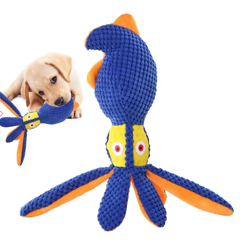 

Octopus Dog Toys Cat Dog Plushie Plush Toy Supplies Soft Squeaky Dog Toys Dog Companion Puppy Accessories Pet Training And
