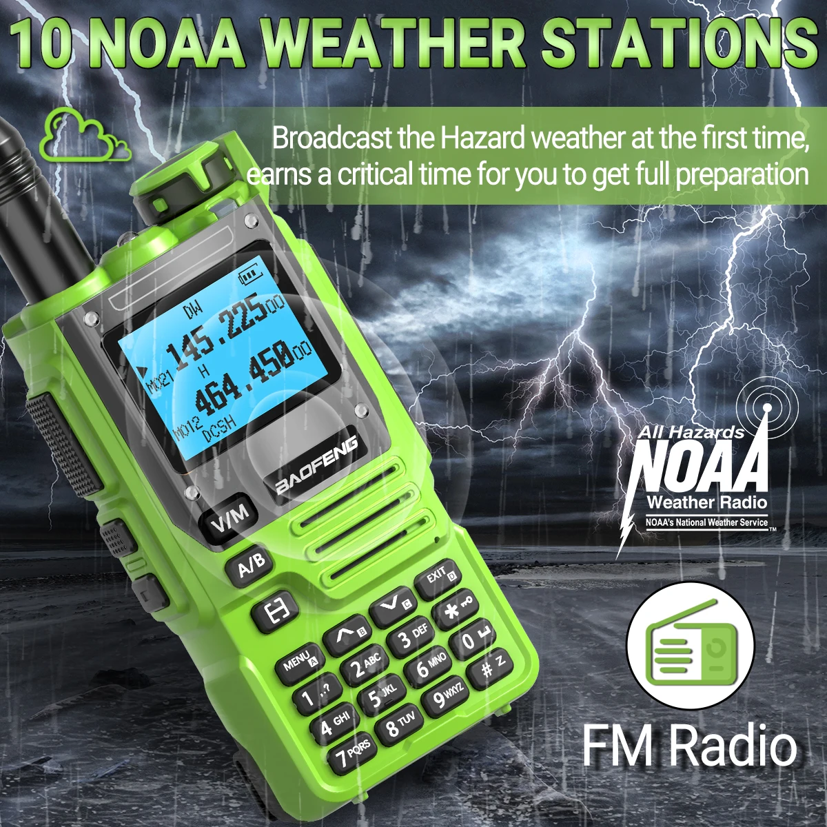 Baofeng UV-K61 Walkie Talkie Multi Band Wireless Copy Frequency 999CH Type-C UHF VHF DTMF NOAA FM UV-5R Upgraded UV-K6 Ham Radio 5