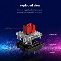 REDRAGON SMD RGB MX Low Profile 5.5 Switch 3Pin Clicky Linear Tactile Silent Mechanical Keyboard Red Black Blue Brown Switche - Image 4