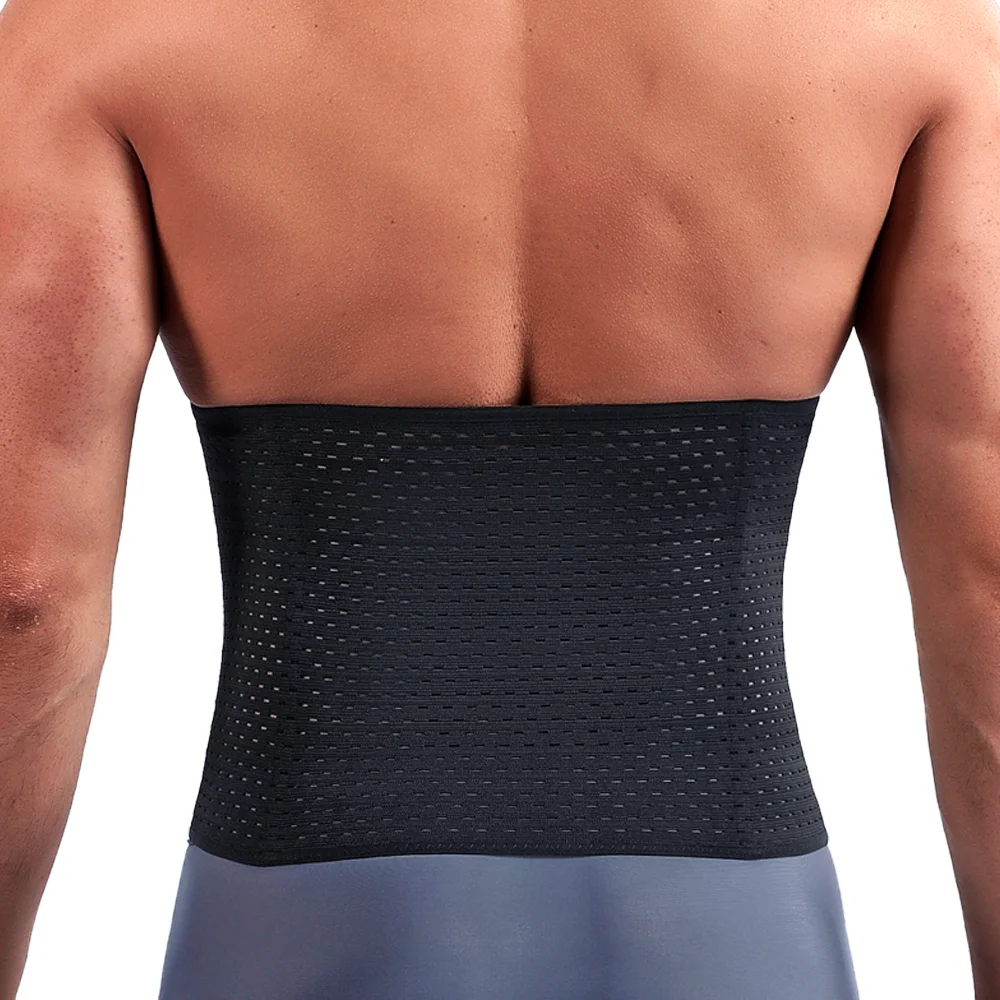 Männer Abnehmen Body Shaper Taille Trainer Trimmer Gürtel Korsett für Bauch Bauch Shaper Bauch-steuer Fitness Kompression Shapewear – Detail 12