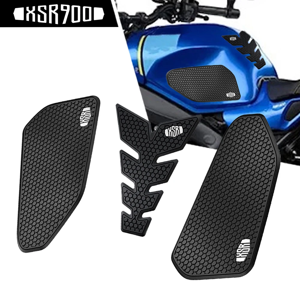 

Motorcycle Non-slip Side Fuel Tank Stickers Waterproof Pad Rubber Sticker For Yamaha XSR900 2022-2023 XSR700 Xtribute 2019-2023