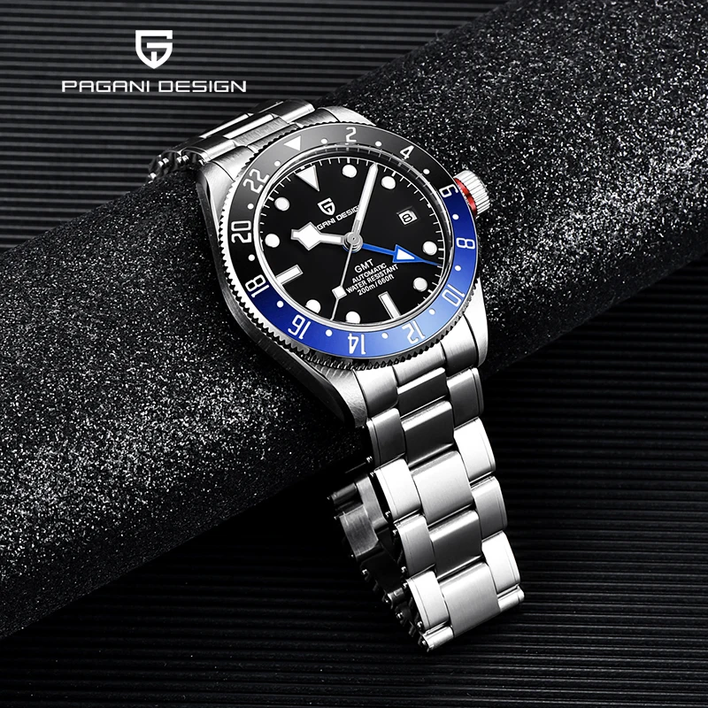 Pagani Design Watch For Men Ceramic Bezel Automatic Mechanical Watch Bracciale Accessori Bb58 Orologio Gmt In Acciaio Inossidabile 2023