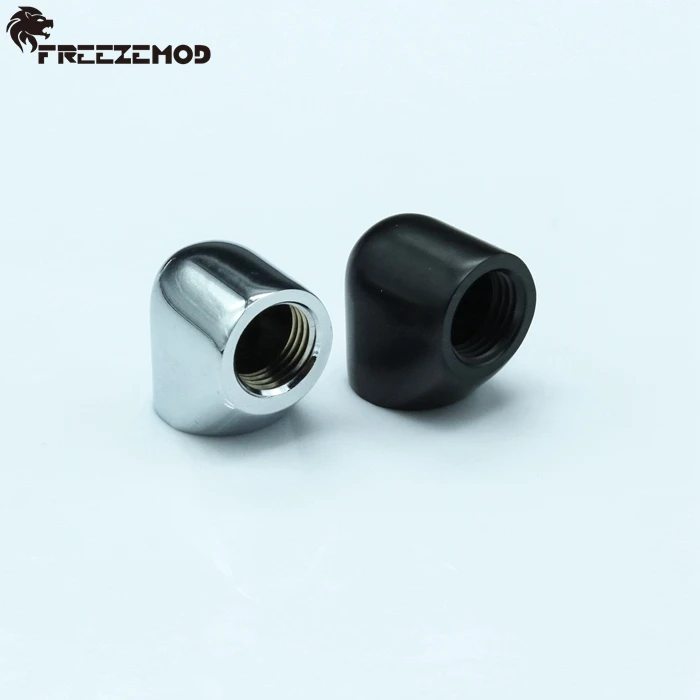 

FREEZEMOD Dual Internal 90-Degree Fittings Female to Female Rotatable Adapter with G1/4 Threads SNWT-B90