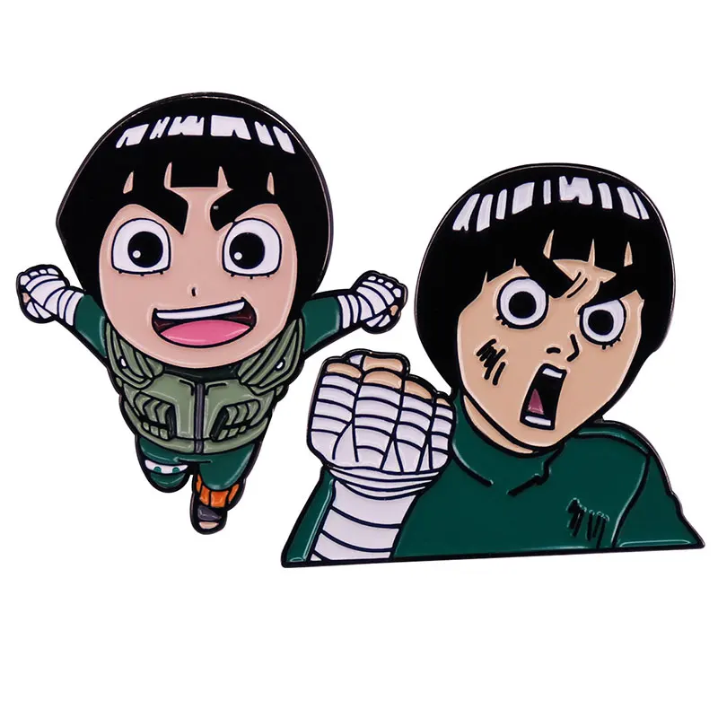 Anime Naruto Rock Lee Enamel Pins Collect Cute Boy Metal Cartoon Brooch  Backpack Hat Bag Collar Lapel Badge Fashion Jewelry Gift - Animation  Derivatives/peripheral Products - AliExpress