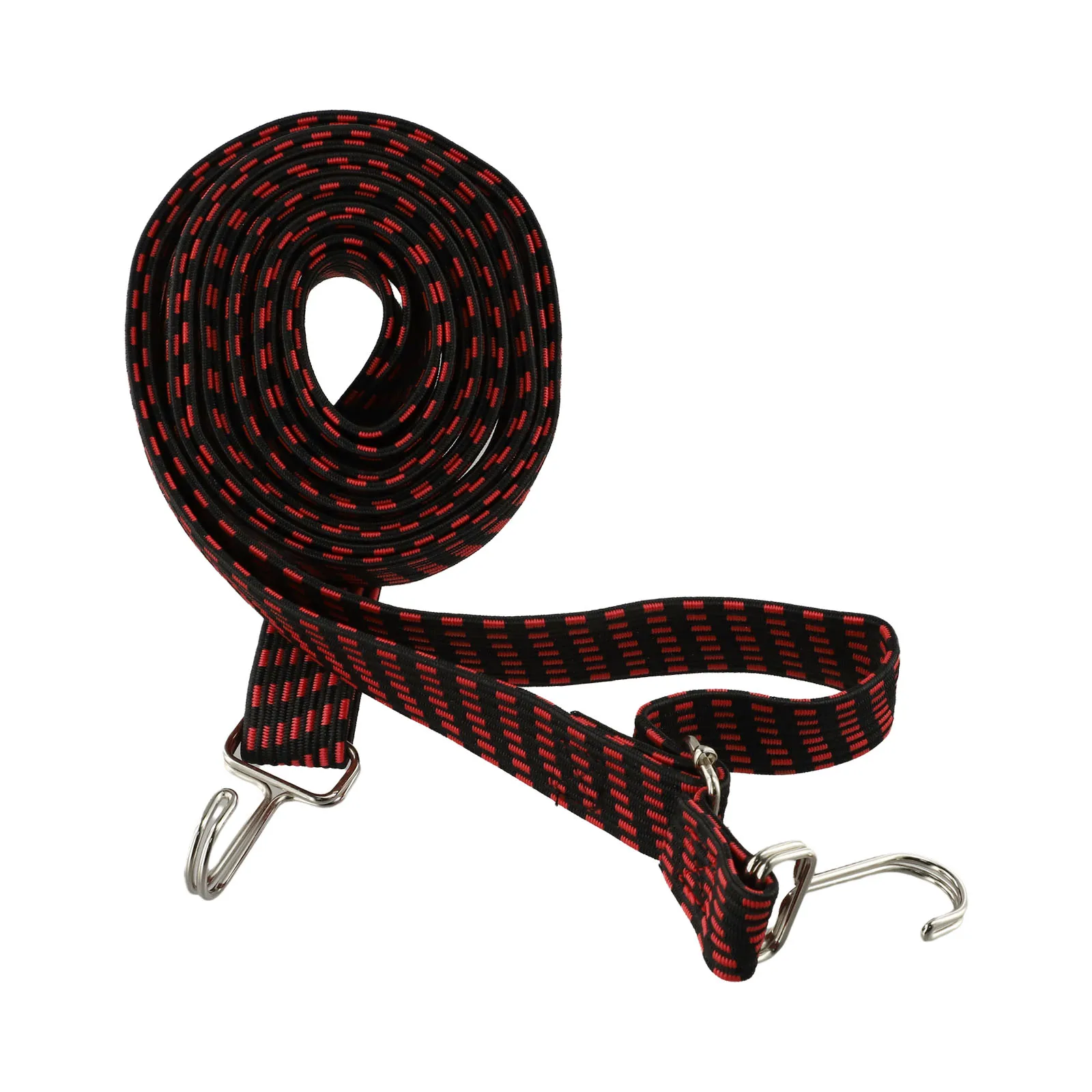 4pcs Not Hook Elastic Tie Down Straps Rubber Bungee Cords For Trucks