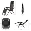 Zero Gravity Lawn Lounge Chairs Set of 2 with Pillow and Cup Holder - Adjustable Reclining Folding Outdoor Chairs for Deck, 3