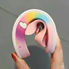 Cute Unicorn Flip-flops Girls 2022 Summer Indoor Home Bath Non-slip Sandals Children Princess Clip-on Flat Beach Shoes Slippers 2