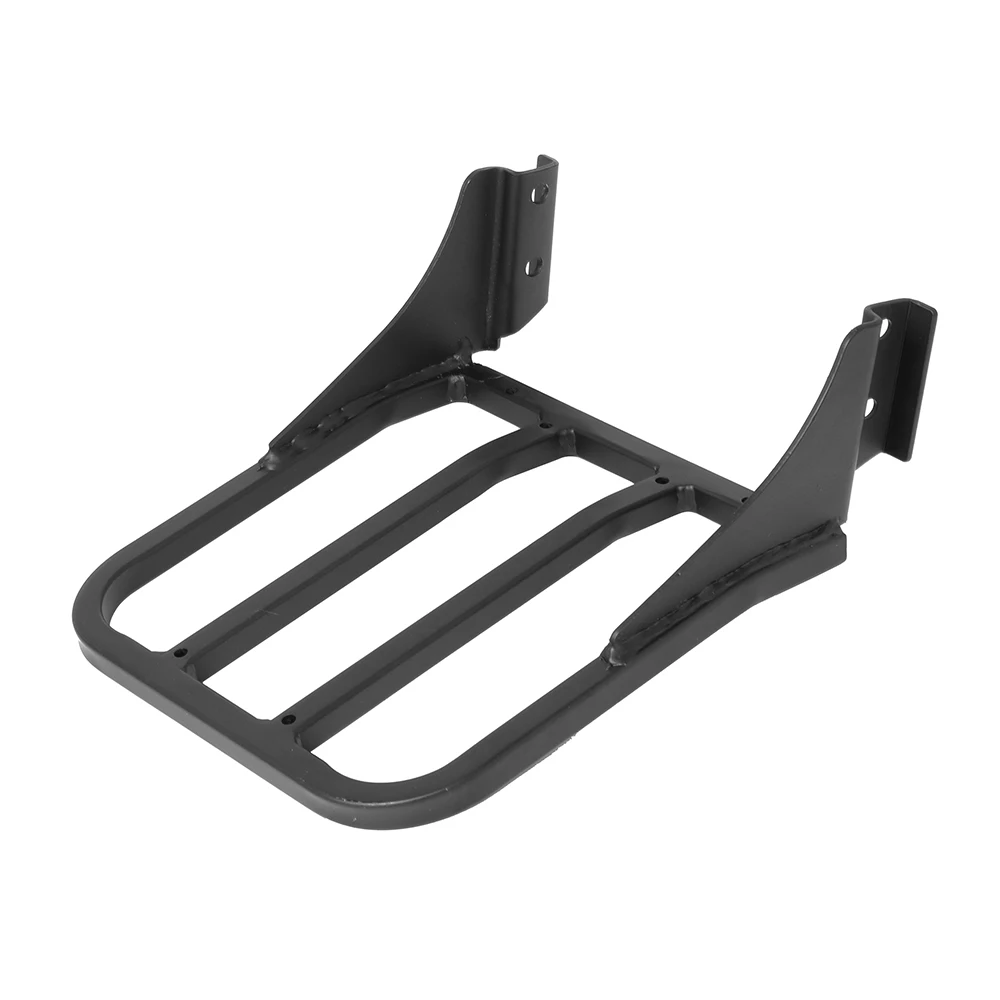 Portapacchi Posteriore Per Moto Con Schienale – Sissy Bar In Acciaio Per XL FLST FLSTC FLSTSC, Design Curve E Aerodinamico
