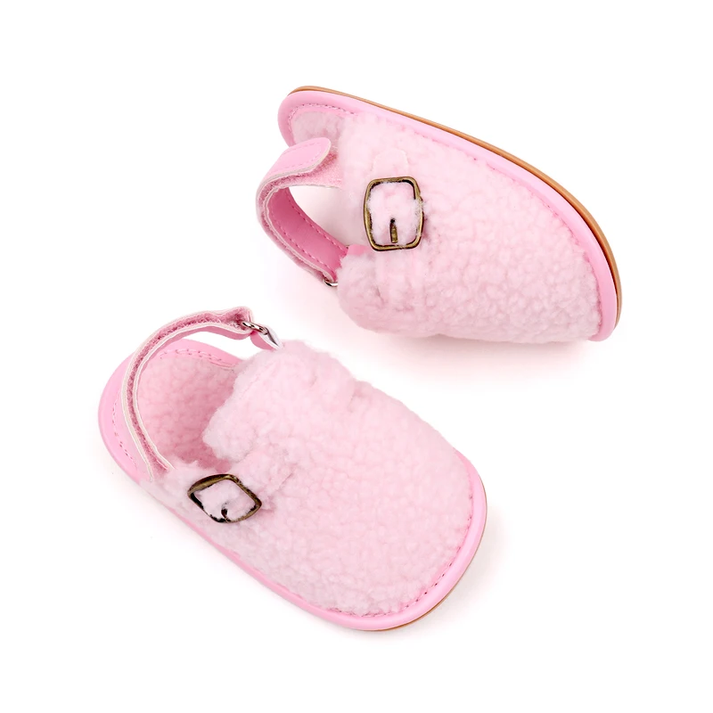 Baby Shoes Soft Cotton Plushy Winter and Autumn Indoor Prewalking 0-18 Months Baby Toddler Wear Comfortable Fashion Baby Shoes 6