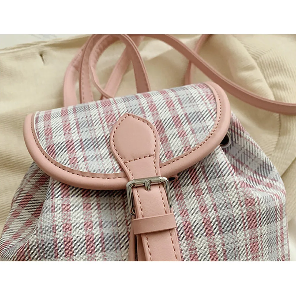 Backpack for women, fashionable niche design, hand-held Korean version backpack, high-end feeling, bucket bag, trendy_voghion.com