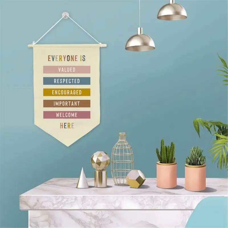Inspirational Quote Banners Pennant for Home Motivational Wall Art to Encourage Reading and Personals Growth 2