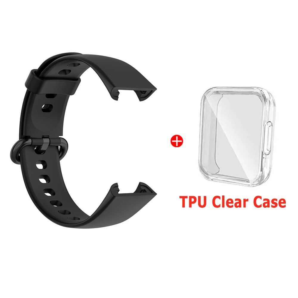 Silicone Replacement Watch Strap for Xiaomi Mi and Redmi Lite Watches