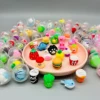 32mm Transparent Twisted Egg for Mini Claw Machine Toys Accessories Cute Animal Plush Dolls Doll Kids Arcade Crane Machine Gift 4