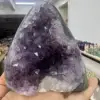499g 8.7cm Natural Uruguay Dream Amethyst Quartz Crystal Cluster stand 1