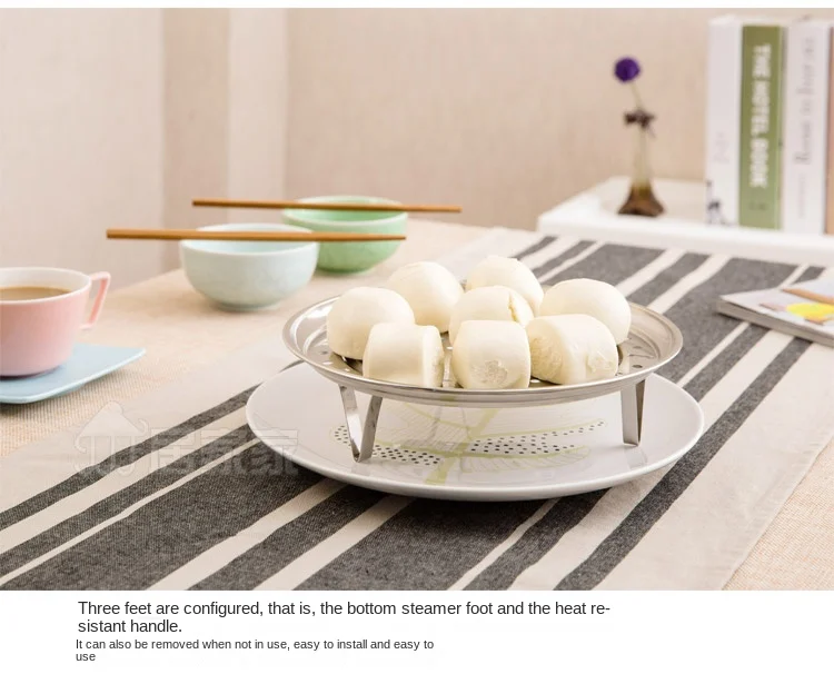 Support à Vapeur En Acier Inoxydable, Plateau à Vapeur Pour La Cuisson De Petits Douleurs La Vapeur 26cm