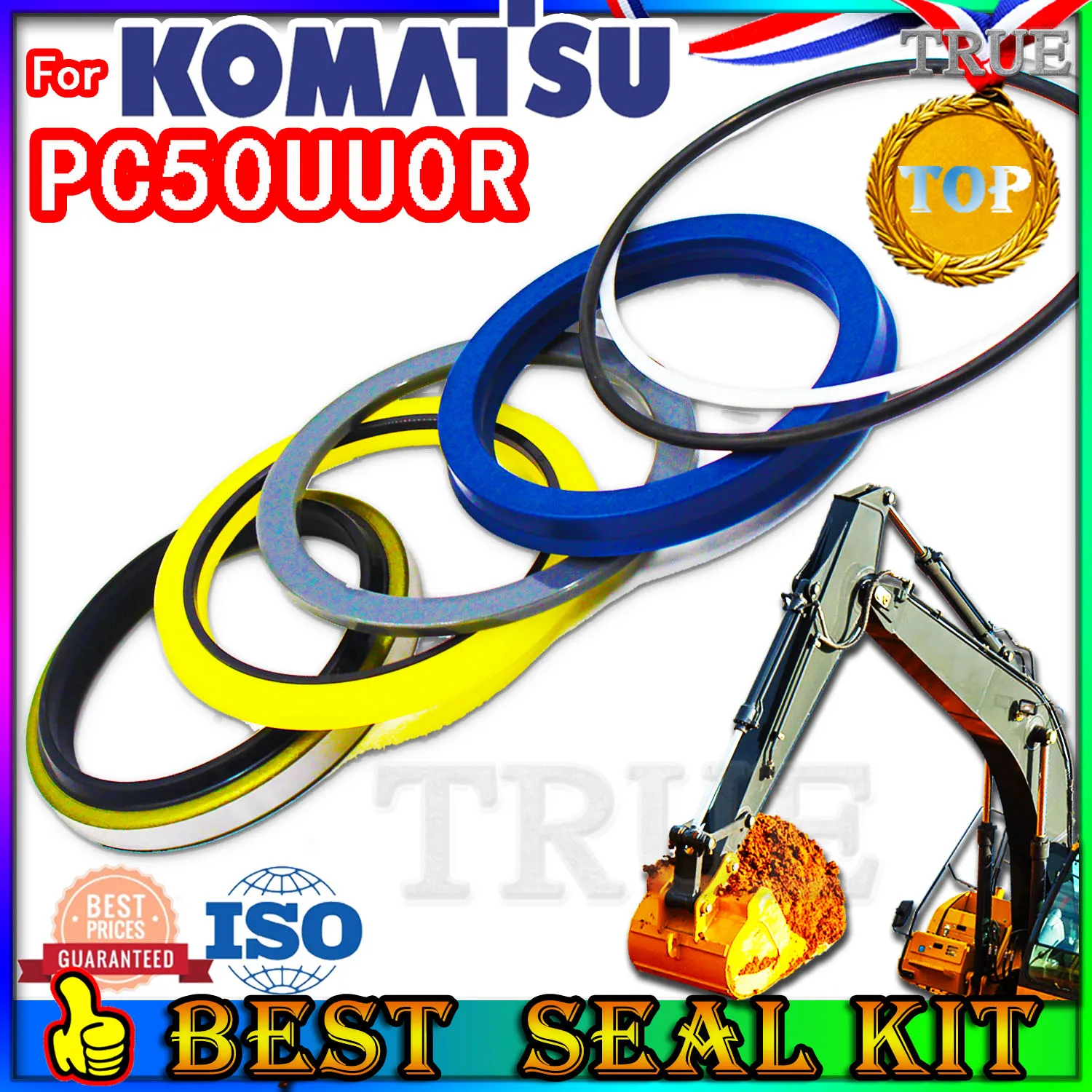 

For KOMATSU PC50UU0R Oil Seal Repair Kit Boom Arm Bucket Excavator Hydraulic Cylinder gearbox Mojing Fluoro rubber Main Wheel