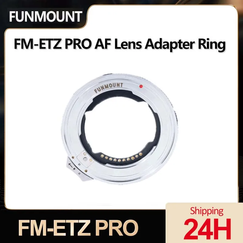 Funmount Fm-Etz Pro Auto Focus Lens Adapter Ring Anti-Shake Smart Ring Per Sony Fe Mount Lens To Nikon Z Camera Zfc Z50 Z5 Z6 Z7