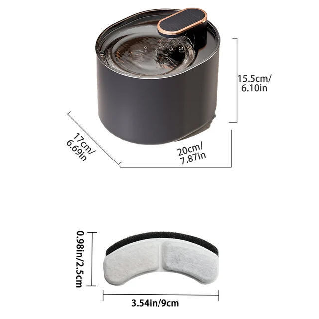 Automatic Cat Water Fountain 3L Intelligent Pet Water Dispenser With Filter Drinking Fountain For Cat Dog 5