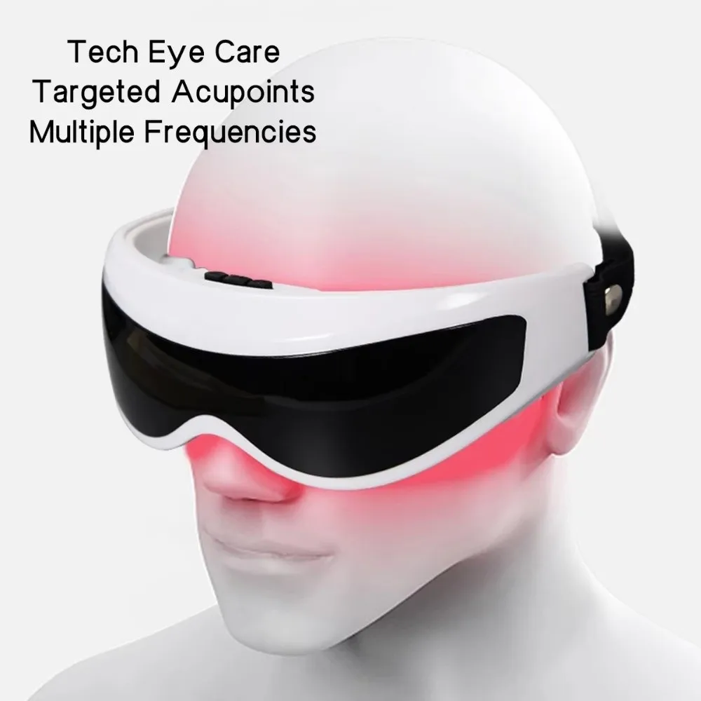 9 Modes Vibration Electric Eye Massager Magnetic Beads Adjustable Buckle Eye Care Machine Beauty Care Eye Protection