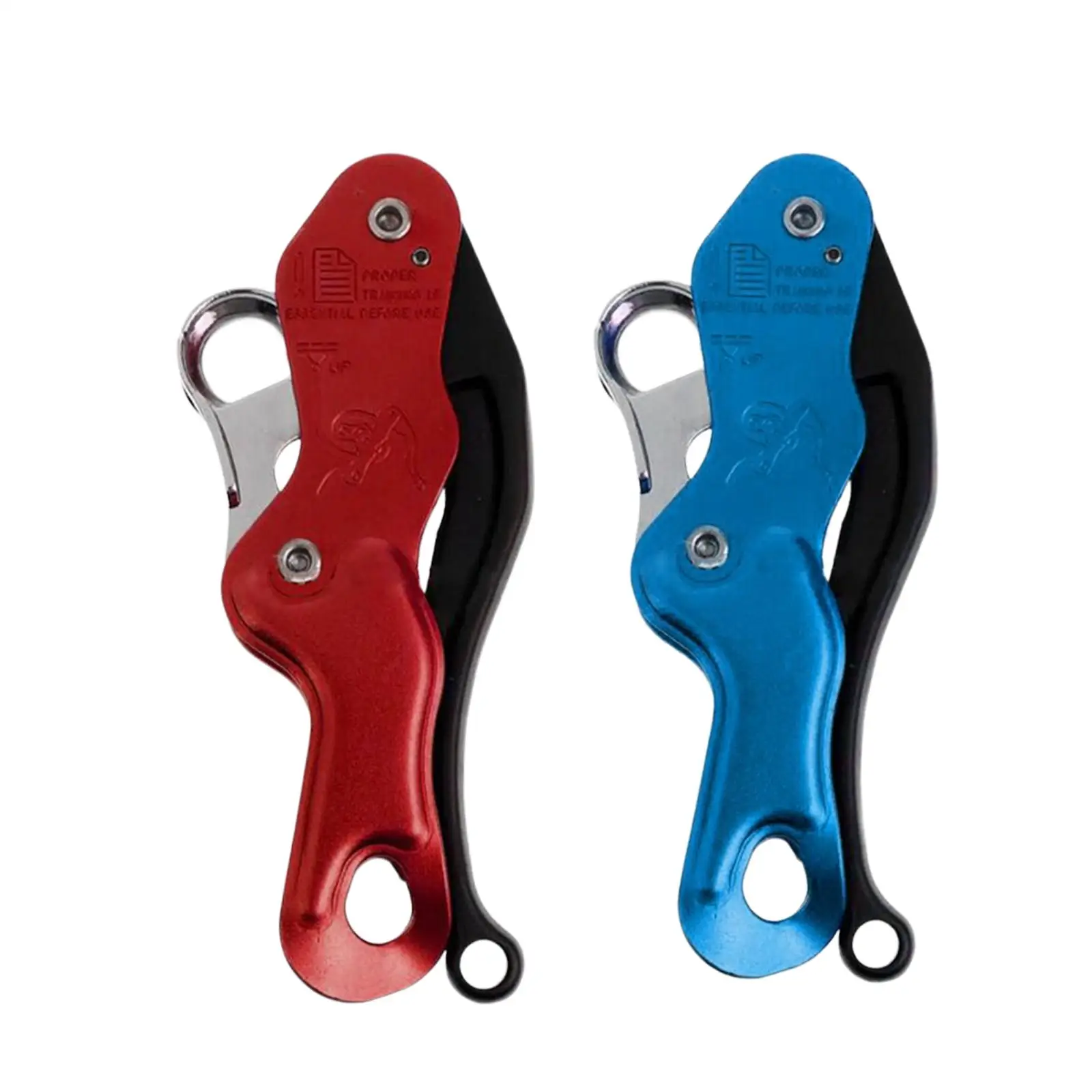 Rock Climbing Stop Descender, Self Braking Belay Device Rappelling Gear
