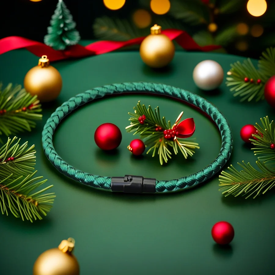 Unisex Christmas String Bracelet 4mm Keel Rope