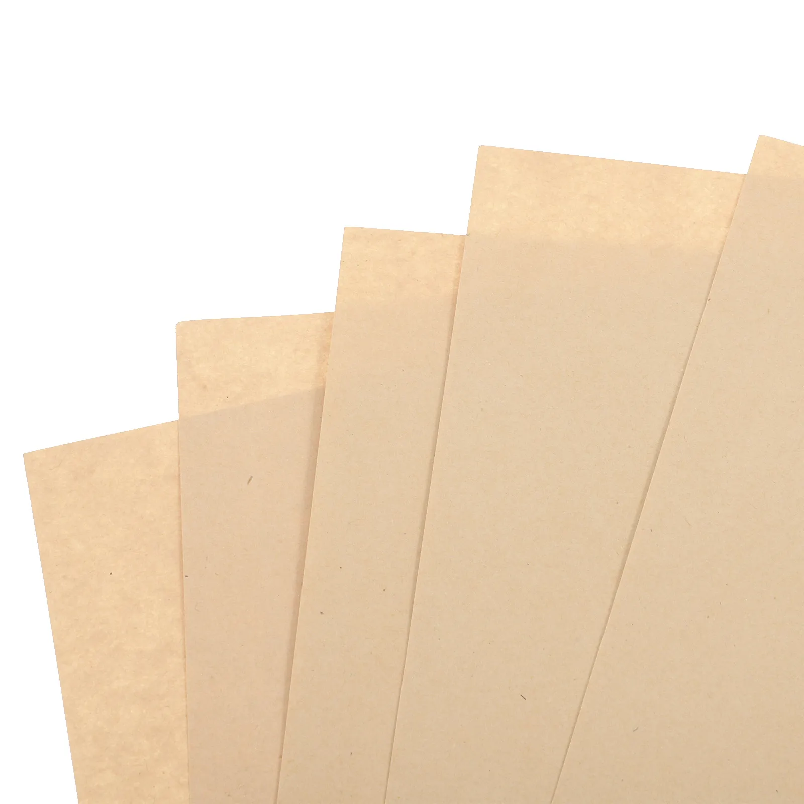 50Pcs A4 표백되지 않은 양피지 라이트 브라운 레트로 필기 용지 인증서 디플로마 DIY 편지 봉투 인쇄 90G