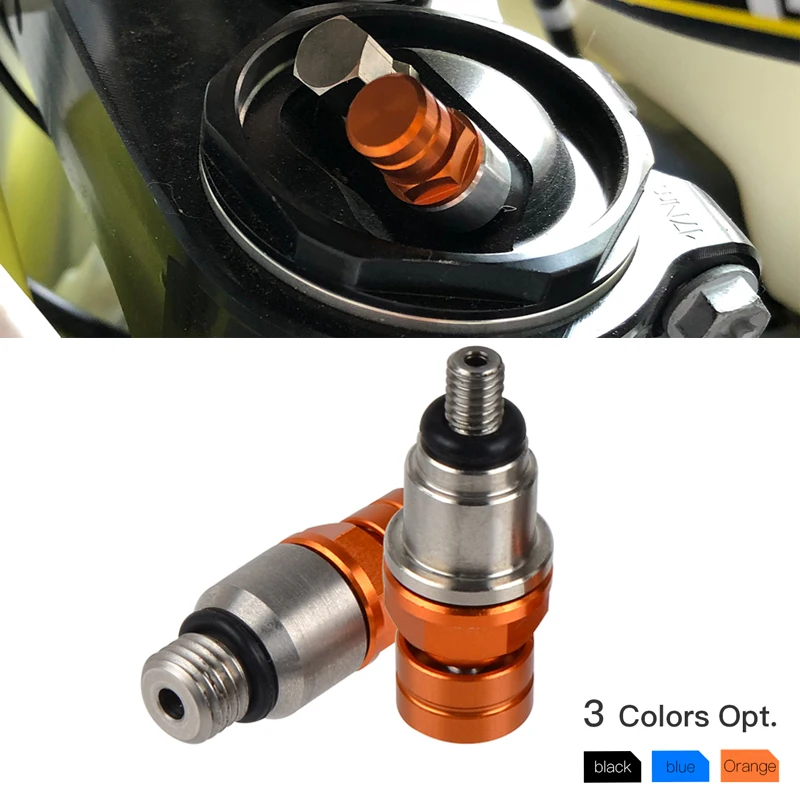 M4x0.7 M8 x 1.0 Fork Air Bleeder Valve Screw For KTM 125 450 SX SXF XC