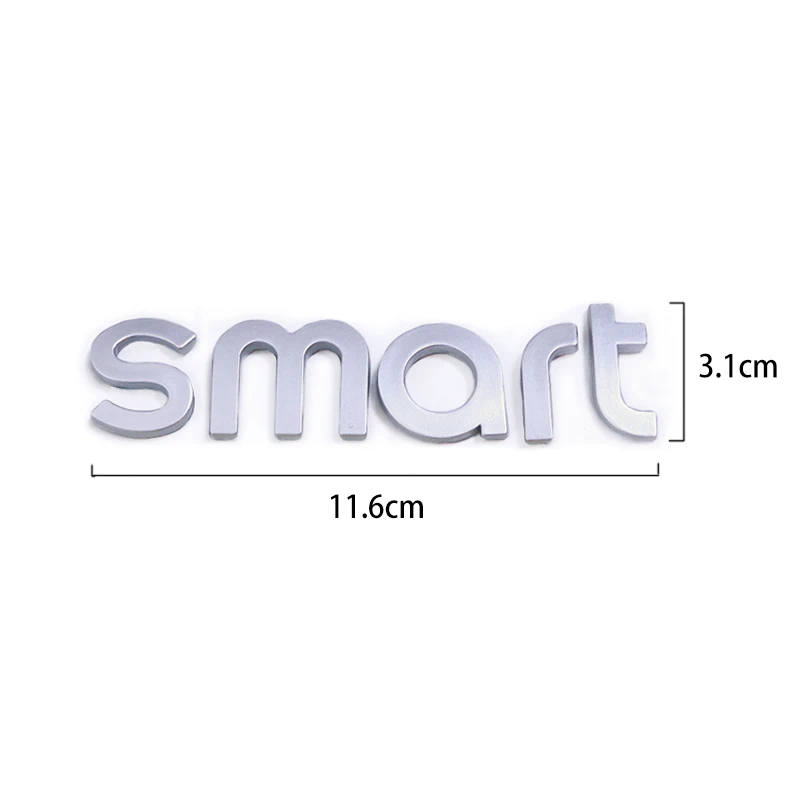 For Smart 451 453 Fortwo Forfour Accessories Car Front Rear Logo Sticker 3d  Abs Exter Decoration Emblem Moulding Modification - Car Stickers -  AliExpress