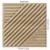U-Wood grain-12PCS