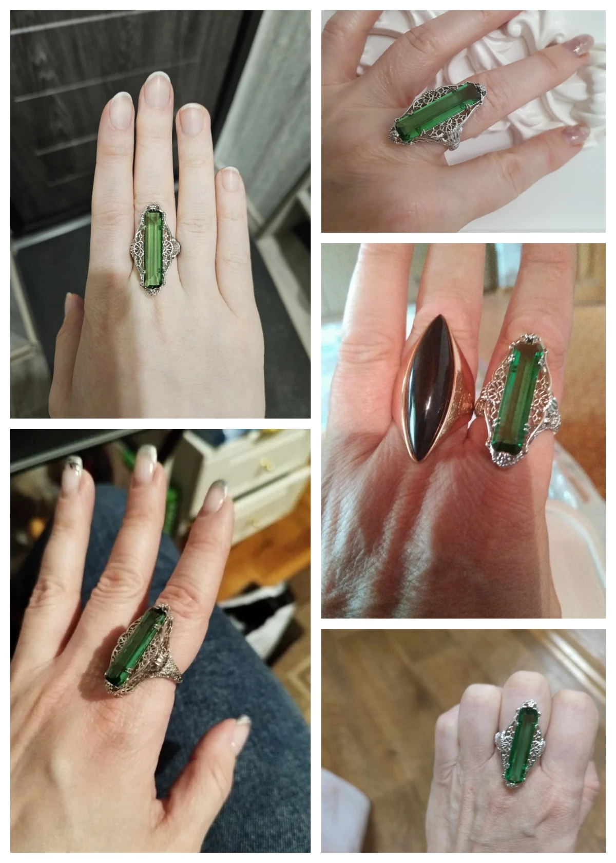 Female Vintage Style Rings for Party Jewelry Accessories